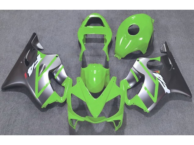 Green and Matte Silver Honda CBR600 F4i Fairings 2001-2003 Green and Matte Silver Honda CBR600 F4i Fairings 2001-2003