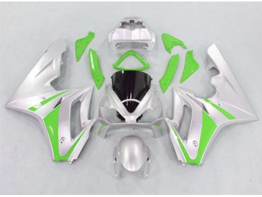Green and Silver Triumph Daytona 675 Fairings 2006-2008