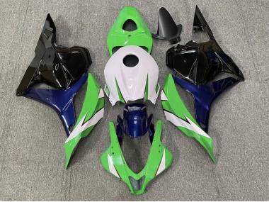 Green and White Honda CBR600RR Fairings 2009-2012
