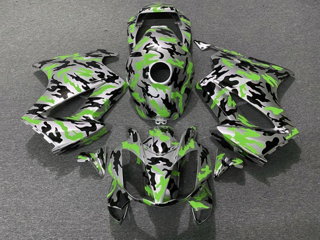 Green Camo Honda VFR800 Fairings 2002-2012 Green Camo Honda VFR800 Fairings 2002-2012