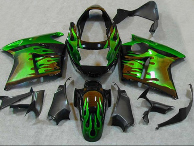 Green Flame Honda CBR1100XX Fairings 1996-2007 Green Flame Honda CBR1100XX Fairings 1996-2007