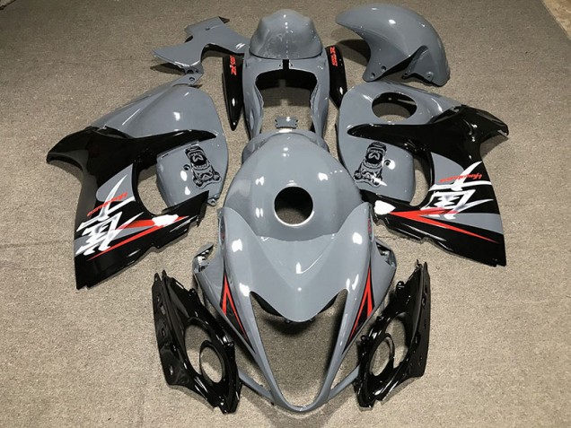 Grey & Logo Suzuki GSXR 1300 Fairings 2008-2019 Grey & Logo Suzuki GSXR 1300 Fairings 2008-2019