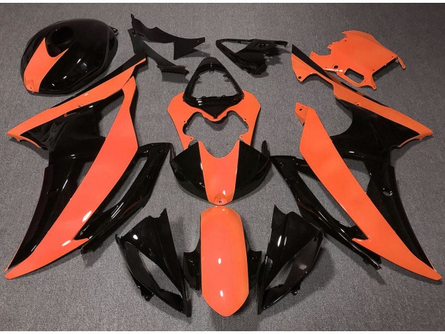 High Viz Orange Yamaha R6 Fairings 2008-2016