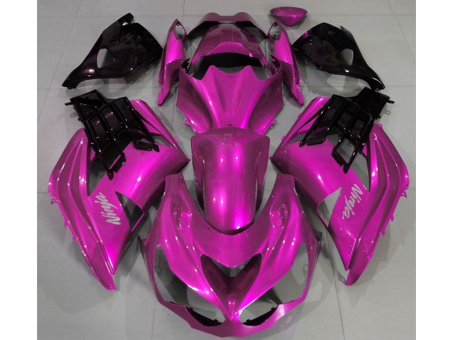 Hot Pink Kawasaki ZX14R Fairings 2012-2019 Hot Pink Kawasaki ZX14R Fairings 2012-2019