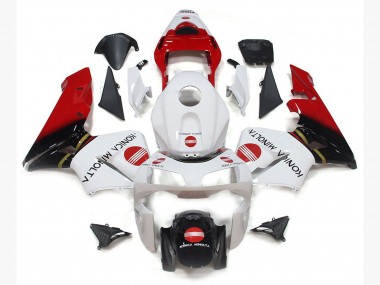 Konica Red Honda CBR600RR Fairings 2003-2004