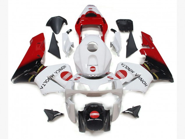 Konica Red Honda CBR600RR Fairings 2003-2004 Konica Red Honda CBR600RR Fairings 2003-2004