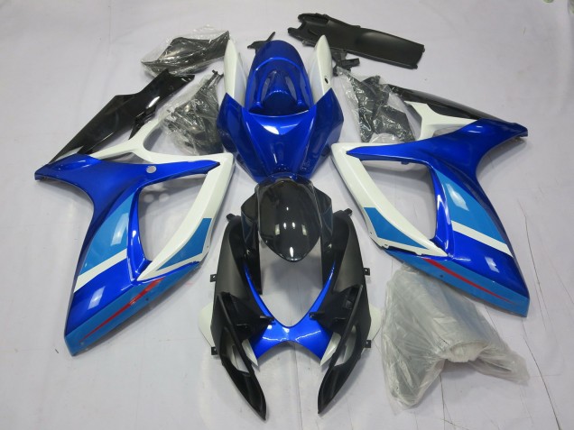 Light and Dark Blue Suzuki GSXR 600-750 Fairings 2006-2007 Light and Dark Blue Suzuki GSXR 600-750 Fairings 2006-2007