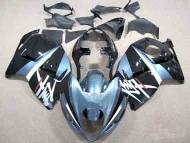 Light Blue and Black Suzuki GSXR 1300 Fairings 1997-2007
