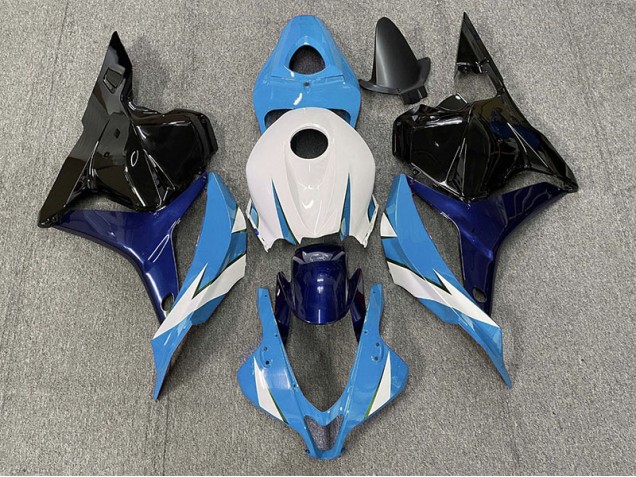 Light Blue and White Honda CBR600RR Fairings 2009-2012
