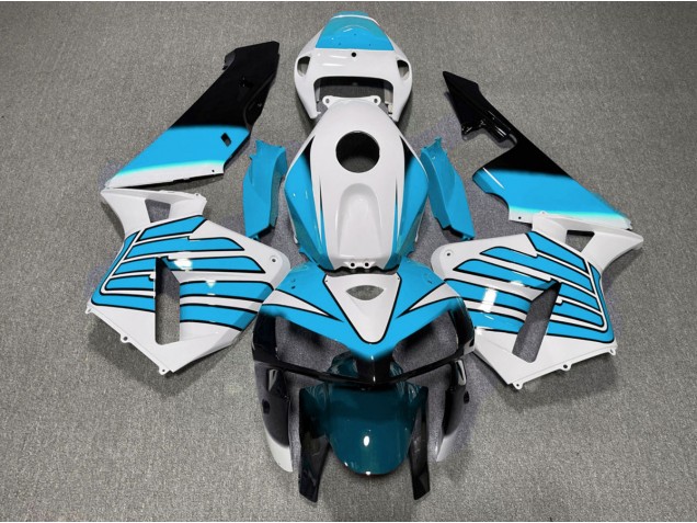 Light Blue and White Wings Honda CBR600RR Fairings 2005-2006 Light Blue and White Wings Honda CBR600RR Fairings 2005-2006