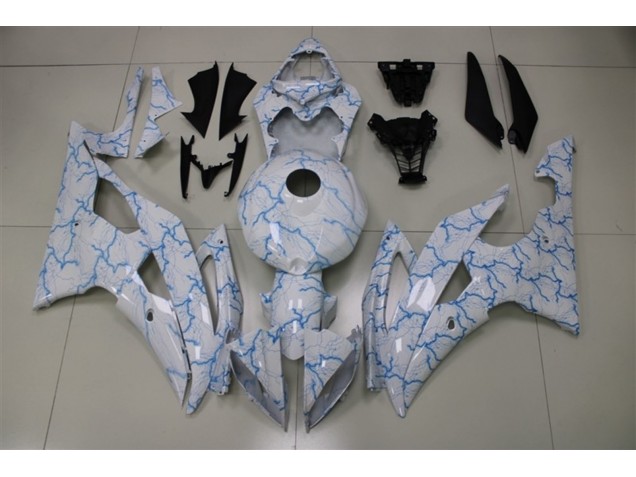 Light Blue Lighting Yamaha R6 Fairings 2008-2016
