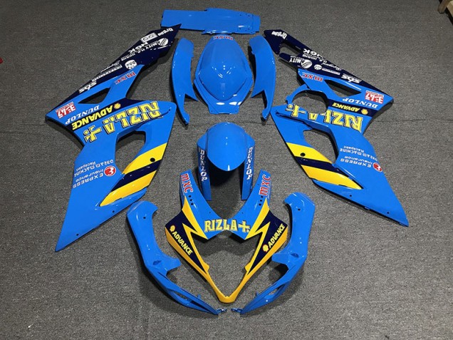 Light Blue Rizla Suzuki GSXR 1000 Fairings 2005-2006 Light Blue Rizla Suzuki GSXR 1000 Fairings 2005-2006