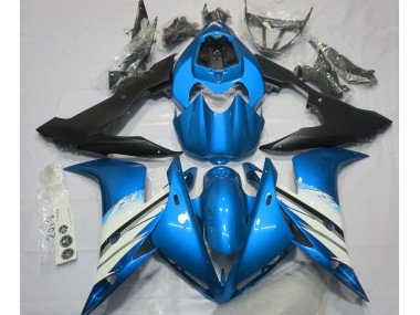 Light Blue & White Yamaha R1 Fairings 2004-2006
