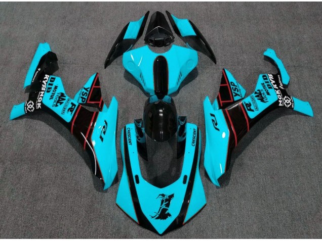 Light Blue Yamaha R1 Fairings 2015-2019 Light Blue Yamaha R1 Fairings 2015-2019