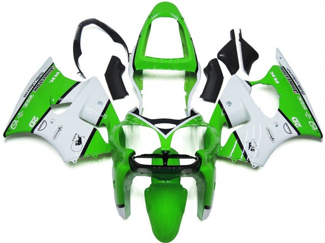 Light Green Gloss Kit Kawasaki ZX6R Fairings 2000-2002 Light Green Gloss Kit Kawasaki ZX6R Fairings 2000-2002