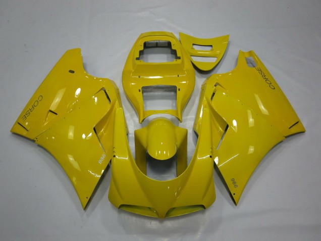 Lighter Yellow Ducati 996 748 916 998 Fairings 1993-2005 Lighter Yellow Ducati 996 748 916 998 Fairings 1993-2005