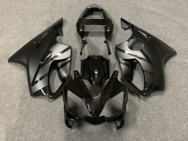 Matte and Gloss Black Honda CBR600 F4i Fairings 2001-2003 Matte and Gloss Black Honda CBR600 F4i Fairings 2001-2003