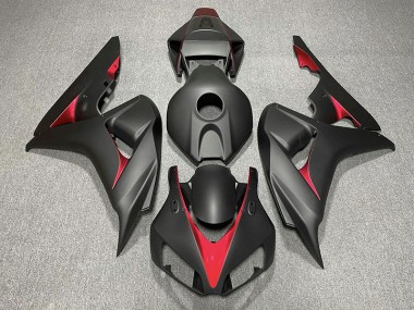 Matte Black and Light Blue Honda CBR1000RR Fairings 2006-2007