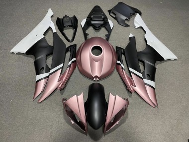 Matte Black and Rose Gold Yamaha R6 Fairings 2008-2016