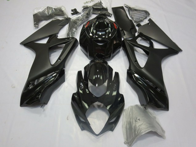 Matte Black Gloss Suzuki GSXR 1000 Fairings 2007-2008 Matte Black Gloss Suzuki GSXR 1000 Fairings 2007-2008