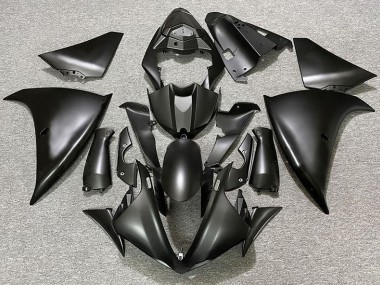 Matte Black & Gold Yamaha R1 Fairings 2009-2012