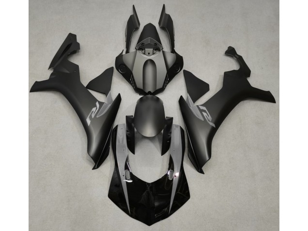 Matte Black & Gray Yamaha R1 Fairings 2015-2019 Matte Black & Gray Yamaha R1 Fairings 2015-2019