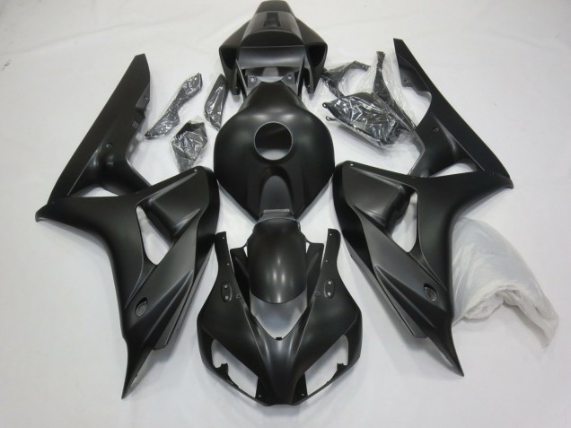 Matte Black Honda CBR1000RR Fairings 2006-2007 Matte Black Honda CBR1000RR Fairings 2006-2007