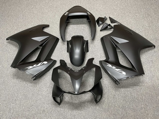 Matte Black Honda VFR800 Fairings 2002-2012 Matte Black Honda VFR800 Fairings 2002-2012