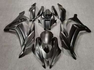 Matte Black Kawasaki ZX10R Fairings 2016-2019