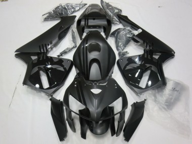 Matte Black Punisher Honda CBR600RR Fairings 2005-2006