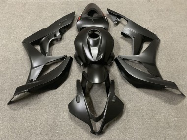 Matte Black Red Decal Honda CBR600RR Fairings 2007-2008