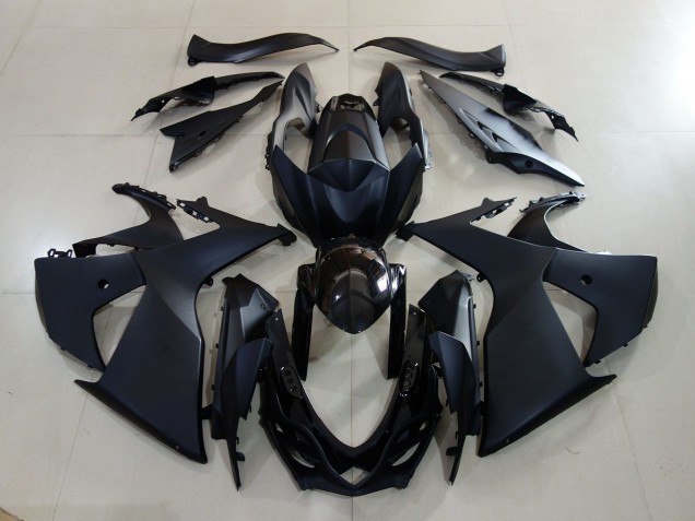 Matte Black Suzuki GSXR 1000 Fairings 2009-2016