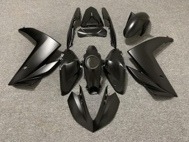 Matte Black Yamaha R3 Fairings 2015-2018
