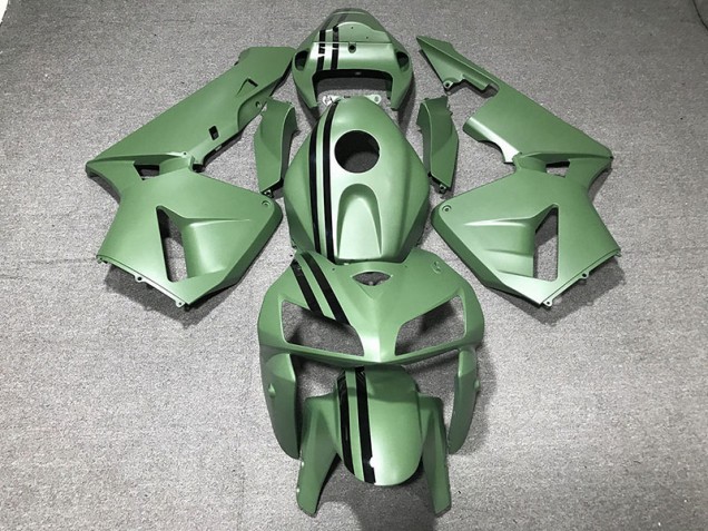Matte Green Honda CBR600RR Fairings 2005-2006 Matte Green Honda CBR600RR Fairings 2005-2006
