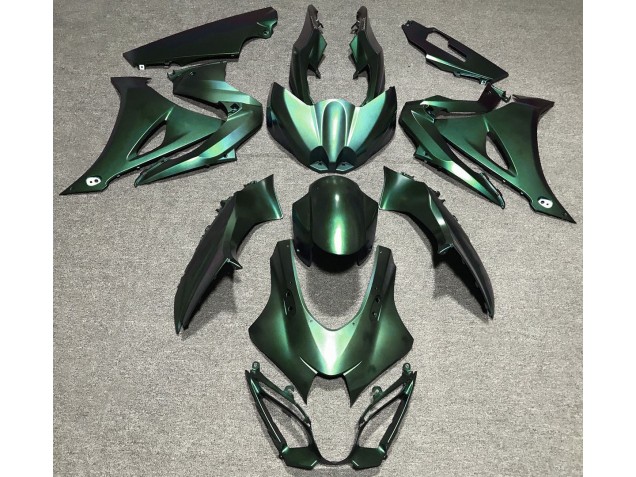 Matte Green Suzuki GSXR 1000 Fairings 2017-2019 Matte Green Suzuki GSXR 1000 Fairings 2017-2019