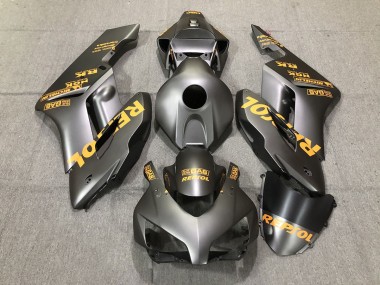 Matte Grey Orange Repsol Honda CBR1000RR Fairings 2004-2005