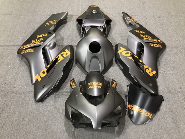 Matte Grey Orange Repsol Honda CBR1000RR Fairings 2004-2005 Matte Grey Orange Repsol Honda CBR1000RR Fairings 2004-2005