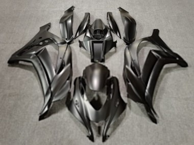 Matte Metal Silver Kawasaki ZX10R Fairings 2016-2019