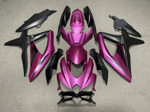 Matte Pink No R Suzuki GSXR 600-750 Fairings 2008-2010