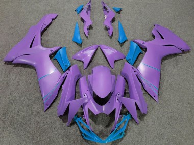 Matte Purple & Blue Suzuki GSXR 600-750 Fairings 2011-2020