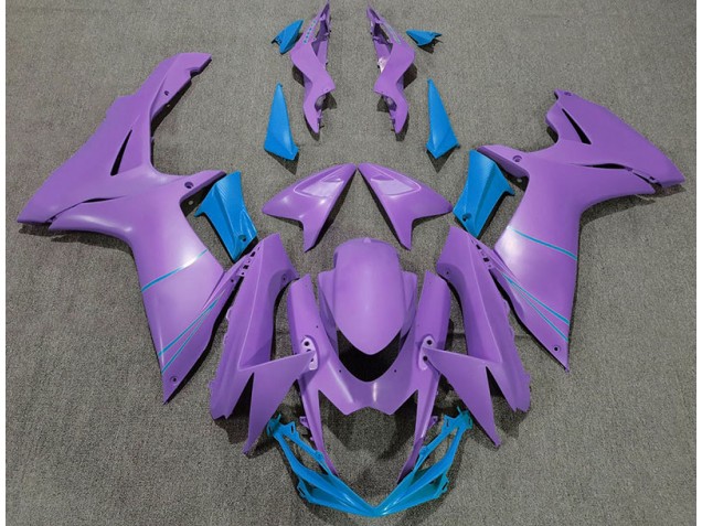 Matte Purple & Blue Suzuki GSXR 600-750 Fairings 2011-2020 Matte Purple & Blue Suzuki GSXR 600-750 Fairings 2011-2020