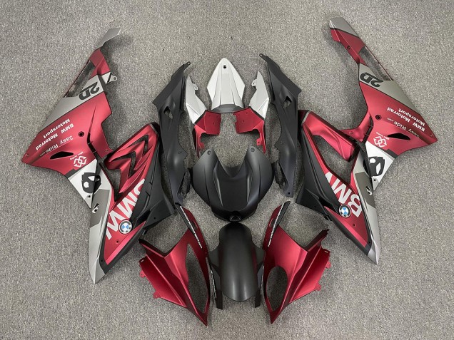 Matte Red Motorrad BMW S1000RR Fairings 2009-2018 Matte Red Motorrad BMW S1000RR Fairings 2009-2018