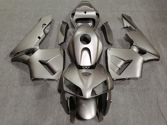 Matte Silver Honda CBR600RR Fairings 2005-2006 Matte Silver Honda CBR600RR Fairings 2005-2006