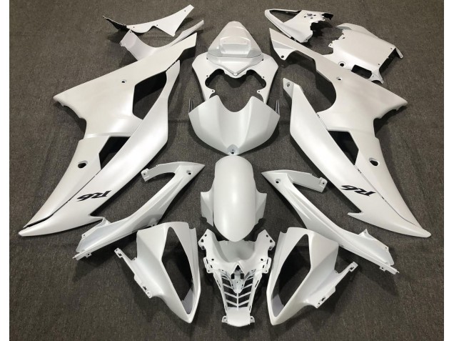 Matte White Yamaha R6 Fairings 2008-2016 Matte White Yamaha R6 Fairings 2008-2016