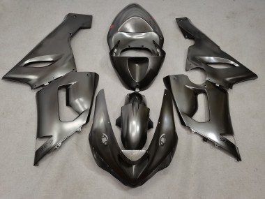 Metal Silver Kawasaki ZX6R Fairings 2005-2006