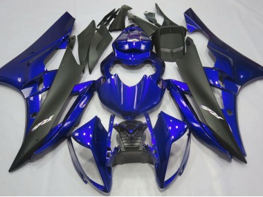 Metallic Blue & Black Yamaha R6 Fairings 2006-2007
