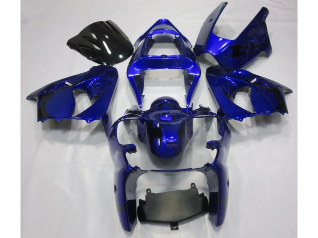 Metallic Blue Kawasaki ZX6R Fairings 2000-2002