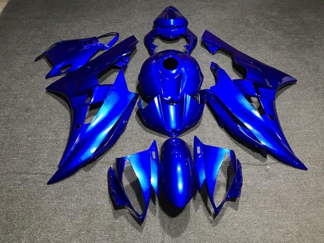Metallic Blue Plain Yamaha R6 Fairings 2006-2007 Metallic Blue Plain Yamaha R6 Fairings 2006-2007