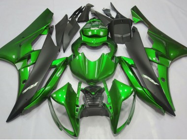 Metallic Green & Black Yamaha R6 Fairings 2006-2007