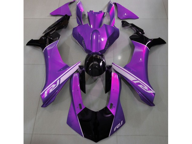 Mood Purple and Black Yamaha R1 Fairings 2015-2019 Mood Purple and Black Yamaha R1 Fairings 2015-2019